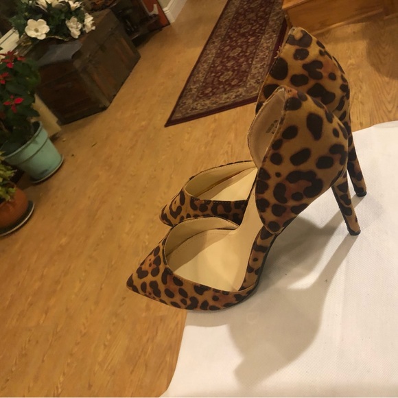 Anne Michelle Leopard Print Size 10 High Heel Shoe - Picture 3 of 6